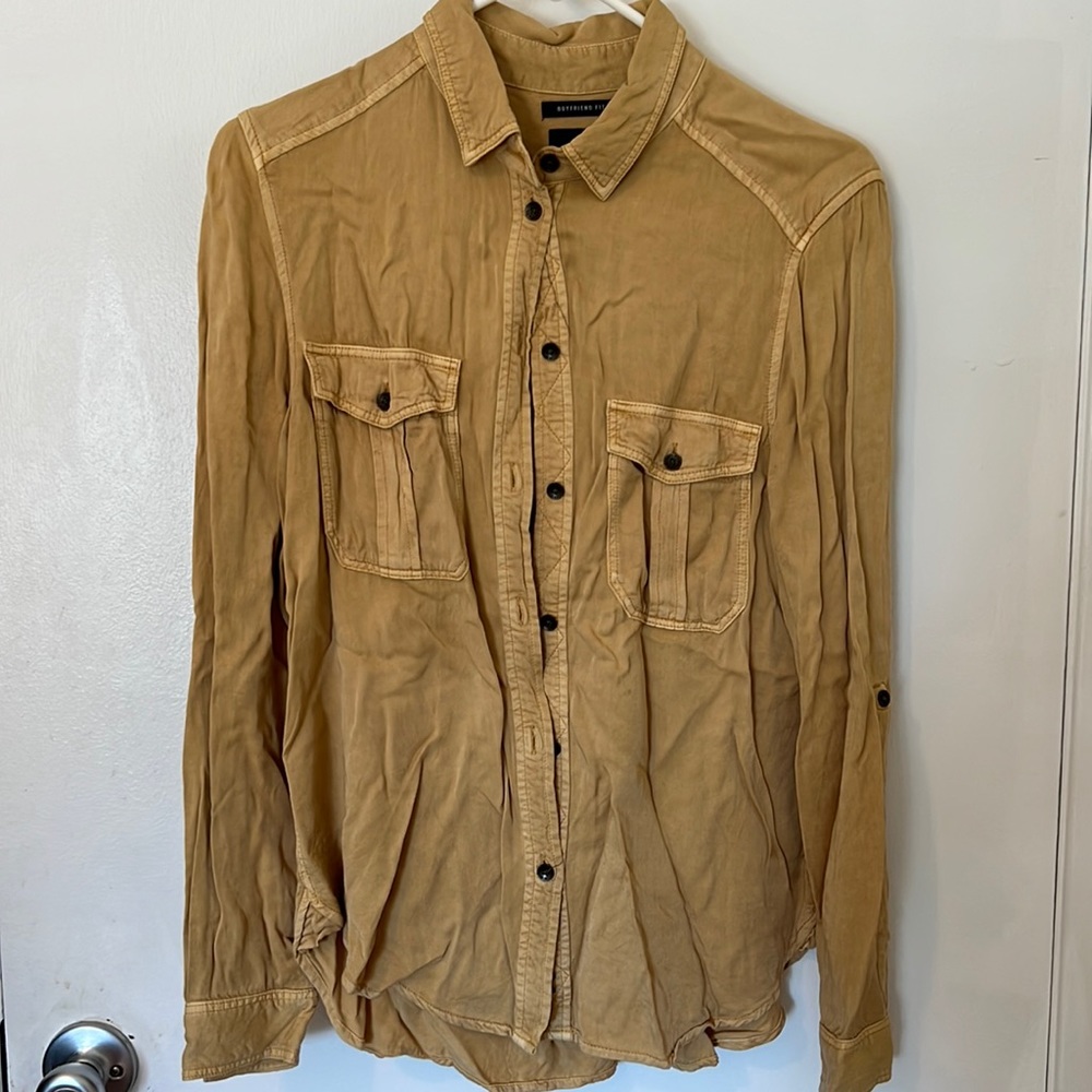 Small American Eagle Button Up Top